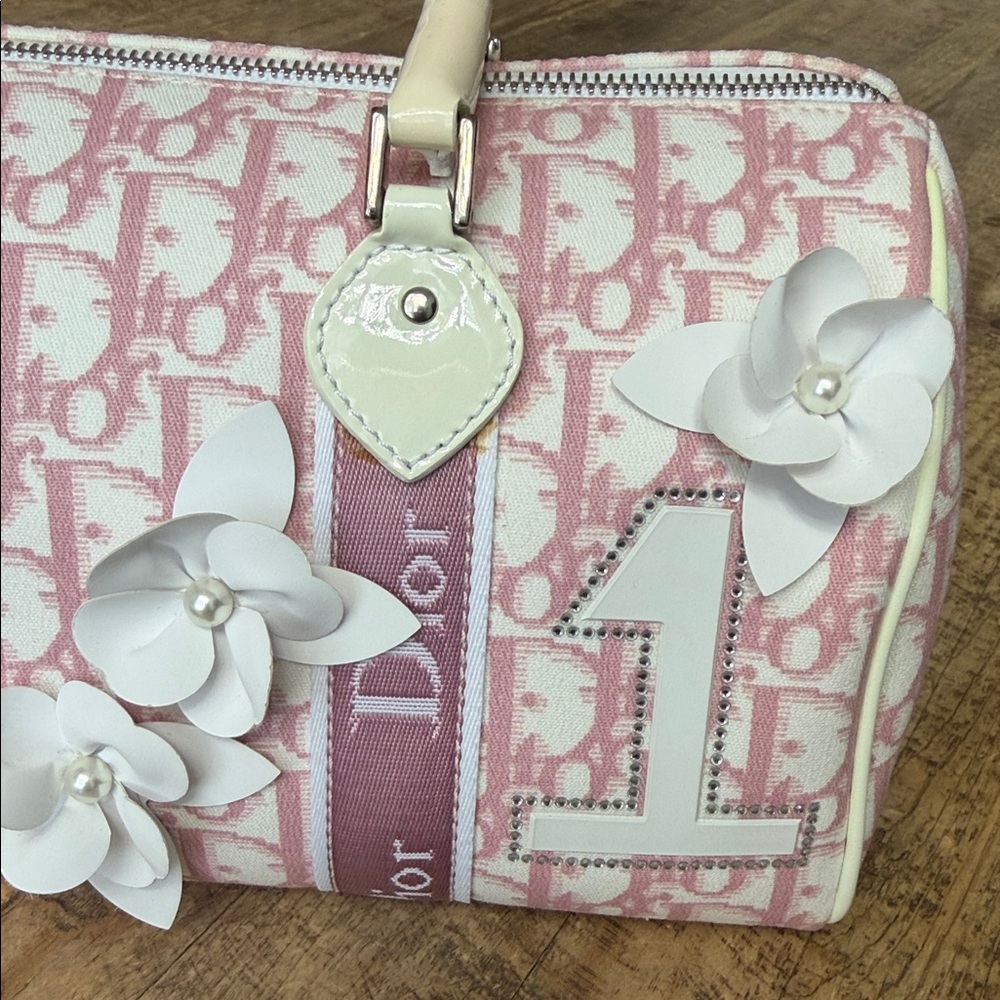 Christian Dior girly pink Boston bag - Picture 5 of 12